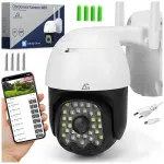 V&auml;litingimuste WiFi-kaamera 5MP 2K, p&ouml;&ouml;ratava valve ja liikumistuvastusega