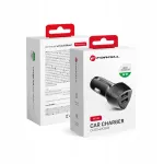 Forcell Carbon auto laadija, 2x USB QC 3.0, 18W