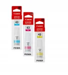 Canon GI-43 tindikomplekt, 3 v&auml;rvi: sinine, purpurpunane, kollane, originaal