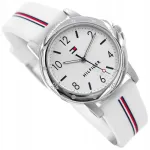 Laste kell Tommy Hilfiger 1720014 valge mugava rihmaga