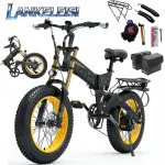 Elektrijalgratas LANKELEISI X3000 PLUS, 1000W, 45 km/h, korviga