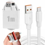 Xiaomi USB-C kaabel, 1 m, 6A, 66W, valge