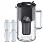 Aquaphor Nord 2,5 l klaas kann must nelja A5 kassettiga (350 l)