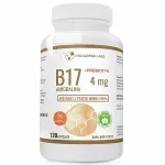 Toidulisand VITAMIIN B17 4MG prebiootikuga AMYGDALIN 120 kapslit PROGRESS LABS
