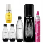 SodaStream Terra must gaseeritud vee valmistaja, 3 pudelit, Lemonade Zero ja CO2 kassett