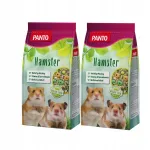 Hamstrite toit PANTO porgandite, p&auml;hklite ja lina seemnetega, 2 x 1 kg