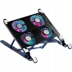 S&uuml;learvuti jahutusalus 4 ventilaatoriga, kokkupandav, 11&ndash;17,3"