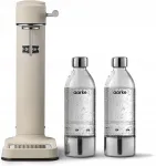 Aarke Carbonator 3 roostevabast terasest mullitaja, 2 BPA-vaba pudelit