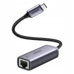 V&otilde;rguadapter UGREEN USB-C kuni RJ45, 1Gbps, alumiinium, 10 cm