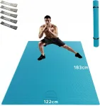 Treeningmatt HAPBEAR, 122 x 183 cm, 8 mm, jooga ja pilatese jaoks