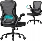 Ergonoomiline reguleeritav must kontoritool, p&ouml;&ouml;ratav