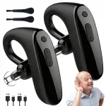 Laetav pea taha kantav kuuldeaparaat Bluetoothiga eakatele