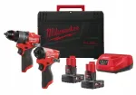 T&ouml;&ouml;riistakomplekt akuga kruvikeerajaga M12FPP2A2-602X MILWAUKEE