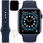 Nutikas kell APPLE WATCH 6, 44 mm, alumiiniumkorpus, GPS, sinine, Retina-ekraan