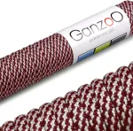 Paracord 550 n&ouml;&ouml;r, 4 mm, 30 m, nailon/pol&uuml;ester, punane-valge