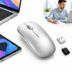 Juhtmevaba Bluetooth-hiir, 2.4G, vaikselt t&ouml;&ouml;tav, 3 DPI, arvutitele ja tahvelarvutitele