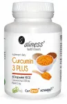 Toidulisand Curcumin 500 g koos piperiiniga Aliness, 60 kapslit