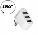 USB jagaja: 3x USB 3.0, 2x USB 2.0