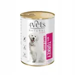 Koerakonservid kalkunilihaga 4Vets Natural 400 g