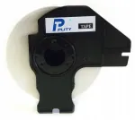 Isekleepuv lint Brother QL DK-22214, 12 mm, valge, pidev, sobib QL-800, QL-600