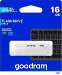 GOODRAM UME2 USB m&auml;lupulk 16GB, valge, USB 2.0