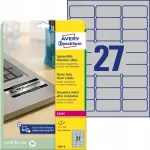 Kleepsud Avery, 63,5 x 29,6 mm, 8 lehte