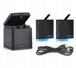 GoPro HERO 8/7/6/5 BLACK laadija 2 laetava akuga TELESIN