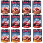 Rocco Classic koerakonservid, 12 x 400 g, veise-, sealiha, lambaliha ja s&uuml;damega