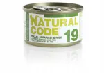 Natural Code 19 konservtoit kassidele kanaliha, sparglite ja riisiga, 85g