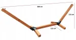 Puidust XXL v&otilde;rkkiigu raam 100x100 cm aiaks