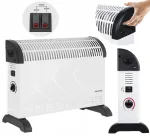Elektriline konvektorik&uuml;te termostaadiga, 650W/850W/1500W, valge