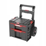Ratastega t&ouml;&ouml;riistakast Qbrick System PRO Cart 2.0 Plus kahe sahtliga