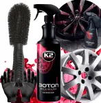 Rataste puhastusvahend K2 ROTON PRO 1L pesuharjaga
