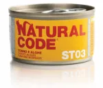 Natural Code ST03 steriliseeritud kassitoit, tuunikala ja vetikad, 85 g