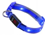 LED krae koertele ja kassidele, M suurus, 37&ndash;47,5 cm, USB laadimine