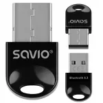 Bluetooth adapter Savio BT-060, USB, Bluetooth 5.3 EDR, 3 Mbps