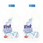 Pesuvahend WIREK valgele kangale, taastab valge v&auml;rvuse, 1 l x2