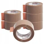 Pruun kleepuv pakketeip PAKOVA 48 mm x 132 m, 6 tk