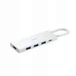 USB-C jaotur Xiaomi 5-&uuml;hes, HDMI 4K, PD 100W, USB 3.0