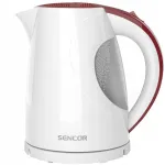 Veekeetja Sencor SWK1515RD, juhtmevaba, 1,5 l, 2200 W, valge
