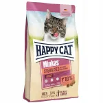 Kassidele m&otilde;eldud kuivtoit Happy Cat Minkas Sterilised l&otilde;hega, 1,5 kg