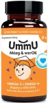 Toidulisand UMMU Brain & Vision 8+ Omega 3, Omega 6, EPA, DHA, 120 kapslit