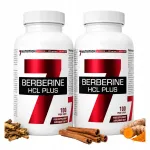Toidulisand Berberine HCL Plus pihlakaga, kurkumi juure ja kaneeli ekstraktiga, 100 kapslit
