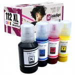 Tindikomplekt EPSON L11160/L15150/L6460/L6490/L6550, 4 v&auml;rvi, 112 CMYK