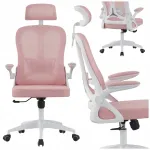 Kontoritool HORSEKING, reguleeritav, ergonoomiline, roosa