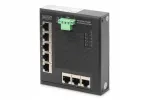 Digitus v&otilde;rgu l&uuml;liti, 8 porti, gigabit, t&ouml;&ouml;stuslik, lame