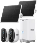 P&auml;ikeseenergial t&ouml;&ouml;tav Baseus Security N1-2 turvakaamera, 16 GB eMMC