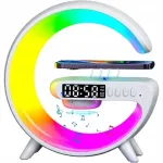 LED &ouml;&ouml;lamp RGB-valgustuse, k&otilde;lari ja QI USB juhtmevaba laadijaga