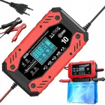 Akulaatorilaadija 24V/12V LCD-ekraaniga ja temperatuuri kompensatsiooniga