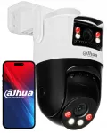 DAHUA Picoo Dual D1 turvakaamera, 10 MP (5 MP + 5 MP), p&ouml;&ouml;rlev mudel P5D-5F-PV